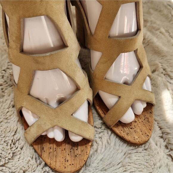 GIVENCHY STRAPPY BLOCK HEELS SIZE 37(6.5) - Picture 4 of 10